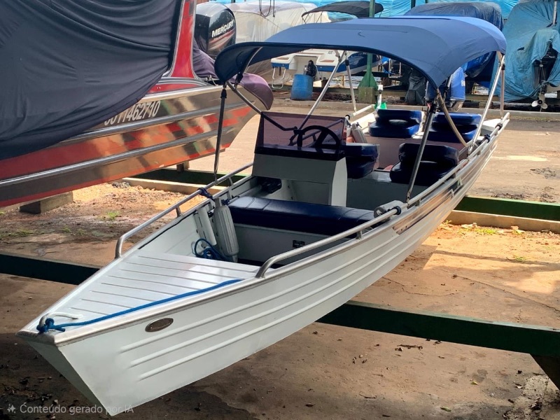 Canoa Amazon Boat em aluminio